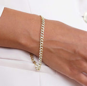 Saffy Jewels Bracelets Jaden chain Bracelet Yellow / 3mm x 7.25" BGS0170400_2