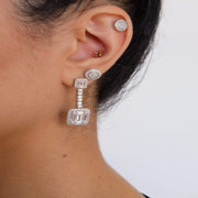 Saffy Jewels Earrings Square Drop Earring Silver ESC02503004_1