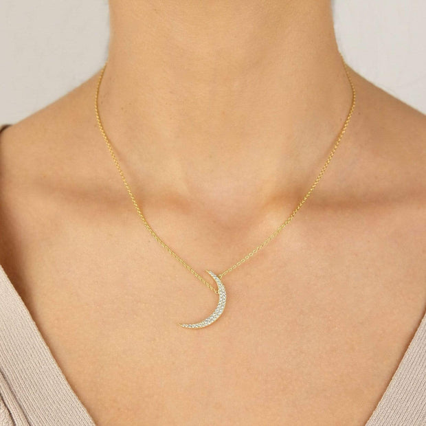 Saffy Jewels Necklaces Crescent Moon Necklace