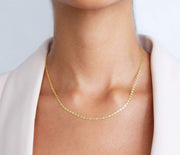 Saffy Jewels Necklaces Dainty Mariner Chain Yellow / 16" NGN02104040_1