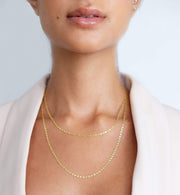 Saffy Jewels Necklaces Dainty Mariner Chain Yellow / 20" NGN02104040_3