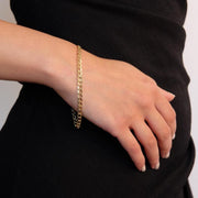 Saffy Jewels Bracelets 10K Gold Curb Chain Bracelet Yellow / 8" BG1002520_1
