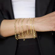 Saffy Jewels Bracelets 10K Gold Curb Chain Bracelet Yellow / 8" BG1002520