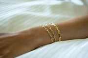 Saffy Jewels Bracelets Lola Chain Bracelet 7" / Medium Wt. / Yellow BGN080070_1