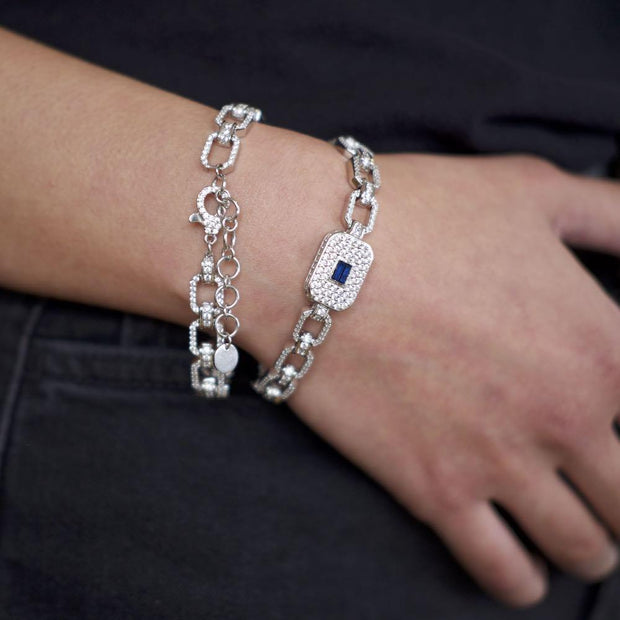 Saffy Jewels Bracelets OooGee Link Bracelet Blue / 6.25" BWGB04260