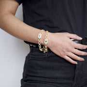 Saffy Jewels Bracelets OooGee Link Bracelet Green / 6.25" BGG04260