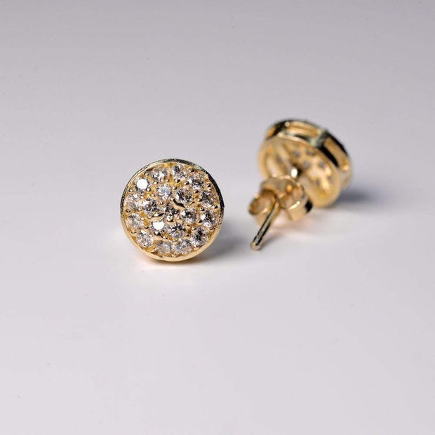Saffy Jewels Earrings 10K Gold Blingy Stud Earrings