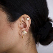 Saffy Jewels Earrings 10K Gold Blingy Stud Earrings