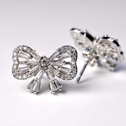 Saffy Jewels Earrings Bowtie Shaped CZ Studs Earring EPW0060110