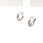 Saffy Jewels Earrings Disco Chubby Huggie Earring White EGW0026020900_2