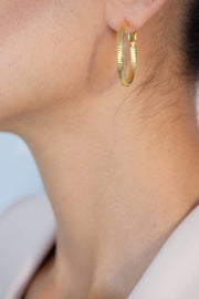 Saffy Jewels Earrings Elle Hoops Yellow / 3mm x 30mm EGN0200040_1