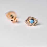 Saffy Jewels Earrings Evil Eye Studs Turquoise EGWT01360