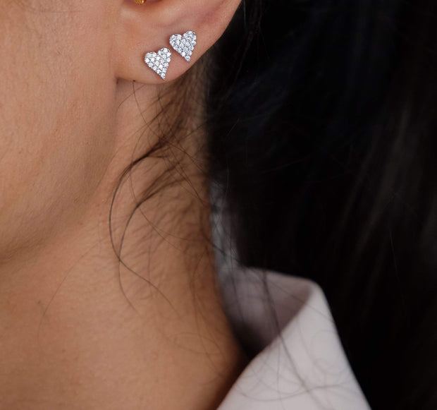 Saffy Jewels Earrings Heart Studs-mini