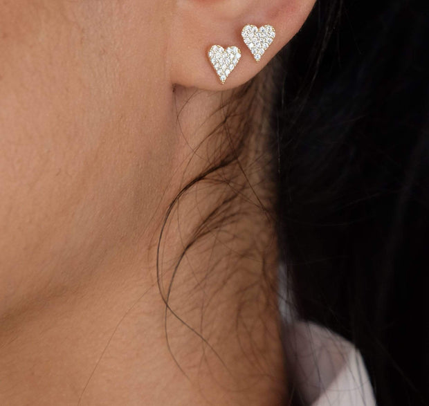 Saffy Jewels Earrings Heart Studs-mini