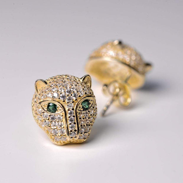 Saffy Jewels Earrings Jaguar Stud Earrings Yellow / 14K EGW1401560