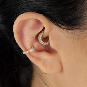 Saffy Jewels Earrings Pave Star Cuff Earring