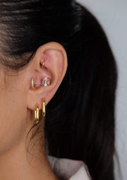 Saffy Jewels Earrings Rectangle Mini Hoops Yellow EGN0320208_1