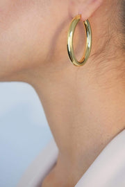 Saffy Jewels Earrings Sade Hoops Yellow / Oval EGN0320300_1