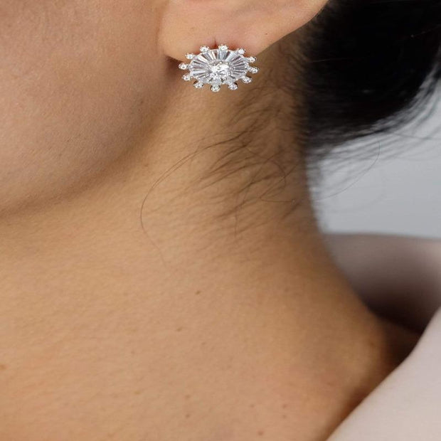 Saffy Jewels Earrings Snowflake Earring Silver ESC01803040_1