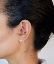 Saffy Jewels Earrings Star Chain Studs Yellow EGW1405020_1