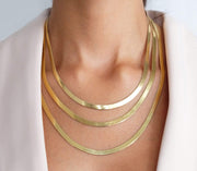 Saffy Jewels Necklaces Cut Diamond Herringbone Necklace