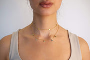 Saffy Jewels Necklaces Disco Disc Choker Necklace
