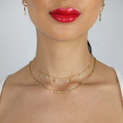 Saffy Jewels Necklaces Dot Hanging Necklace