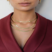 Saffy Jewels Necklaces Harper Herringbone Yellow / 16" NGN0280040_1