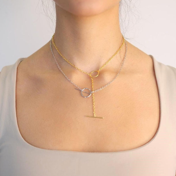 Saffy Jewels Necklaces Open Circle Chain