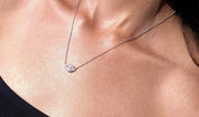 Saffy Jewels Necklaces Scarlett Pouty Lip Pendant Chain White / 16" NGW0160700_2