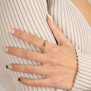 Saffy Jewels Rings Chain Baguette Ring