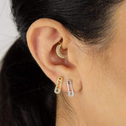 SAFFY Mini Pin Stud Earring